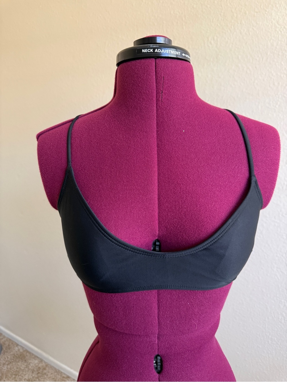 Black Bikini Top - Size SM